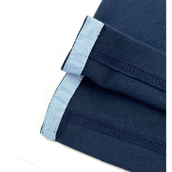 Tommy Hilfiger Custom Slim Fit Essential Signature Flag Polo Navy Mens M New - Picture 3 of 7